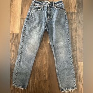 Abercrombie & Fitch Curve Love The Mom High Rise jeans size 26